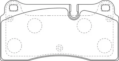 Комплект тормозных колодок, дисковый тормоз JURID купить