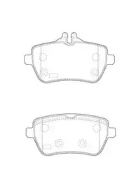 Комплект тормозных колодок, дисковый тормоз JURID купить
