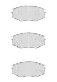 Комплект тормозных колодок, дисковый тормоз JURID купить