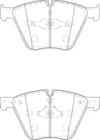 Комплект тормозных колодок, дисковый тормоз JURID купить