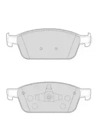 Комплект тормозных колодок, дисковый тормоз JURID купить