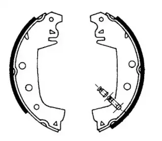 Комплект тормозных колодок JURID купить