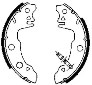 Комплект тормозных колодок JURID купить