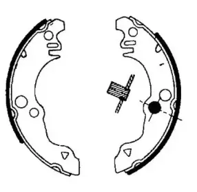 Комплект тормозных колодок JURID купить