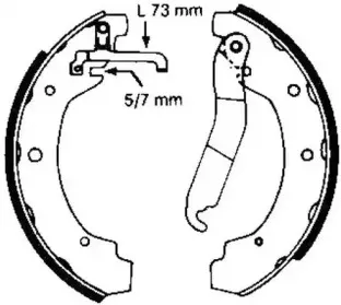 Комплект тормозных колодок JURID купить