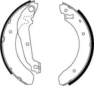 Комплект тормозных колодок JURID купить
