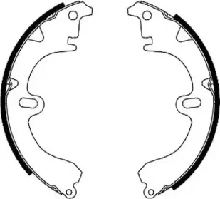 Комплект тормозных колодок JURID купить