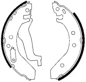 Комплект тормозных колодок JURID купить