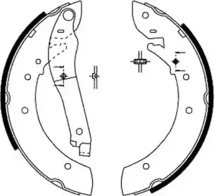 Комплект тормозных колодок JURID купить