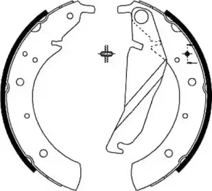 Комплект тормозных колодок JURID купить