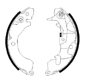 Комплект тормозных колодок JURID купить