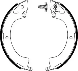 Комплект тормозных колодок JURID купить