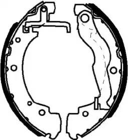 Комплект тормозных колодок JURID купить