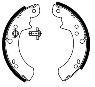 Комплект тормозных колодок JURID купить