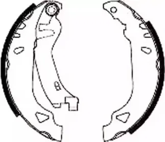 Комплект тормозных колодок JURID купить