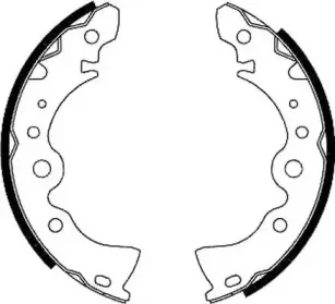 Комплект тормозных колодок JURID купить