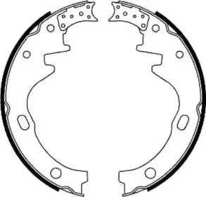 Комплект тормозных колодок JURID купить