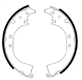 Комплект тормозных колодок JURID купить