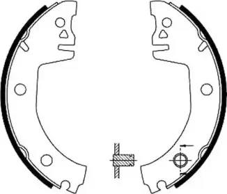 Комплект тормозных колодок JURID купить