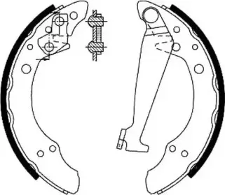 Комплект тормозных колодок JURID купить