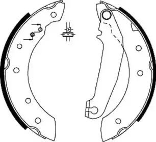 Комплект тормозных колодок JURID купить