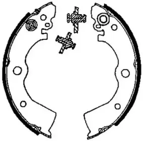 Комплект тормозных колодок JURID купить