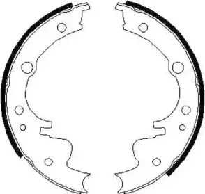 Комплект тормозных колодок JURID купить