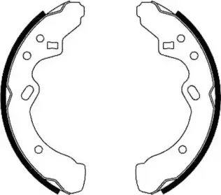Комплект тормозных колодок JURID купить