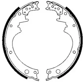 Комплект тормозных колодок JURID купить