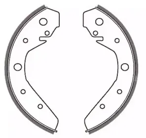Комплект тормозных колодок JURID купить