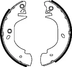 Комплект тормозных колодок JURID купить