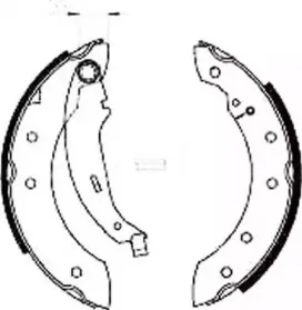 Комплект тормозных колодок JURID купить