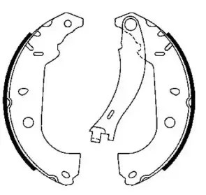Комплект тормозных колодок JURID купить