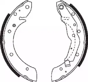 Комплект тормозных колодок JURID купить