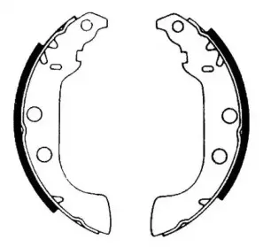 Комплект тормозных колодок JURID купить