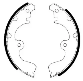 Комплект тормозных колодок JURID купить