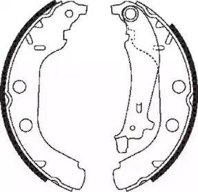 Комплект тормозных колодок JURID купить
