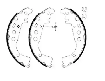 Комплект тормозных колодок JURID купить