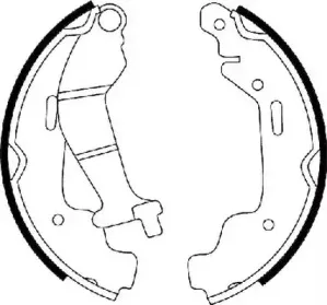 Комплект тормозных колодок JURID купить