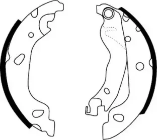 Комплект тормозных колодок JURID купить