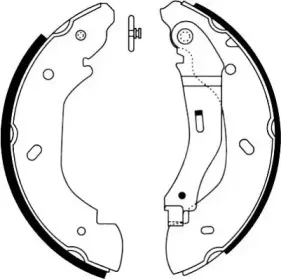 Комплект тормозных колодок JURID купить