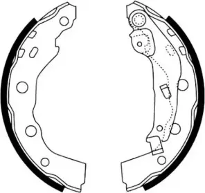 Комплект тормозных колодок JURID купить