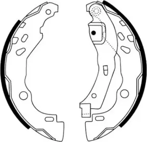Комплект тормозных колодок JURID купить