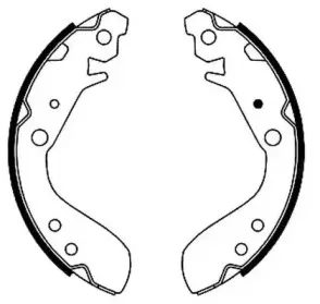 Комплект тормозных колодок JURID купить