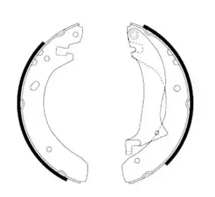 Комплект тормозных колодок JURID купить