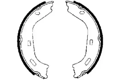Комплект тормозных колодок, стояночная тормозная система JURID купить