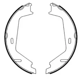 Комплект тормозных колодок, стояночная тормозная система JURID купить