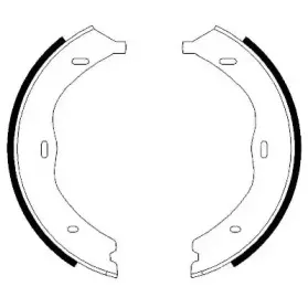 Комплект тормозных колодок, стояночная тормозная система JURID купить