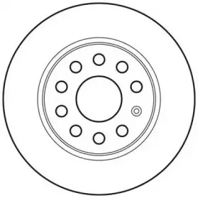 Гальмівний диск задній Audi A1, A3 / Seat Leon / Skoda Octavia / VW Caddy, Golf JURID купить