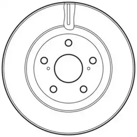 Гальмівний диск передній Toyota Camry,  RAV-4 , Auris / Lexus ES JURID купить